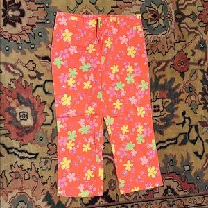 Floral Capri cotton pants and cotton tunic top